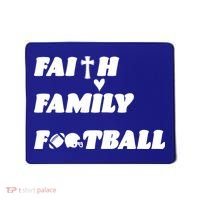 Faith Family Football Mousepad thumb 0