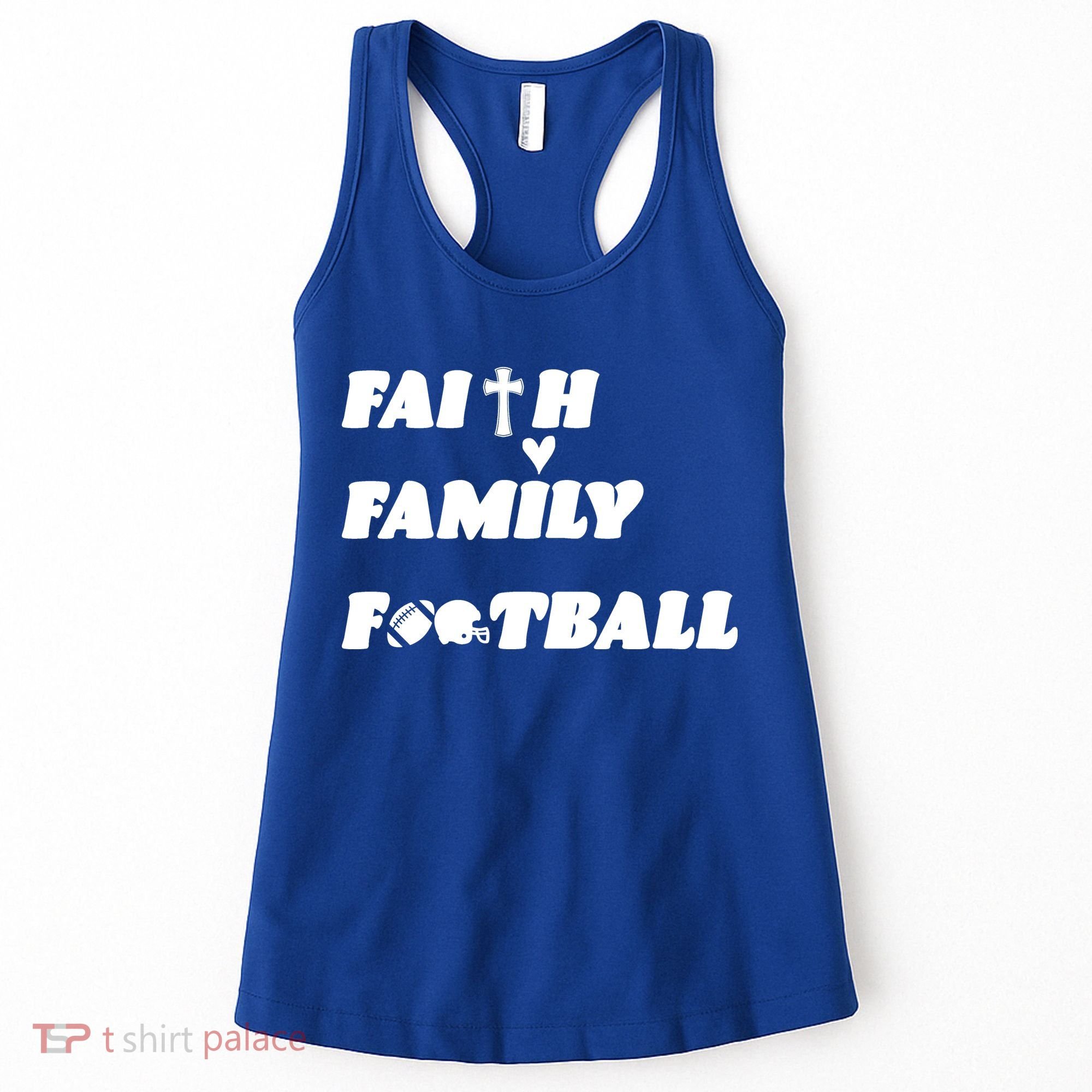 Faith Family Football Women's Tank Top