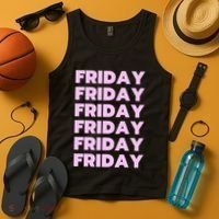 Friday Friday Friday Tank Top thumb 4