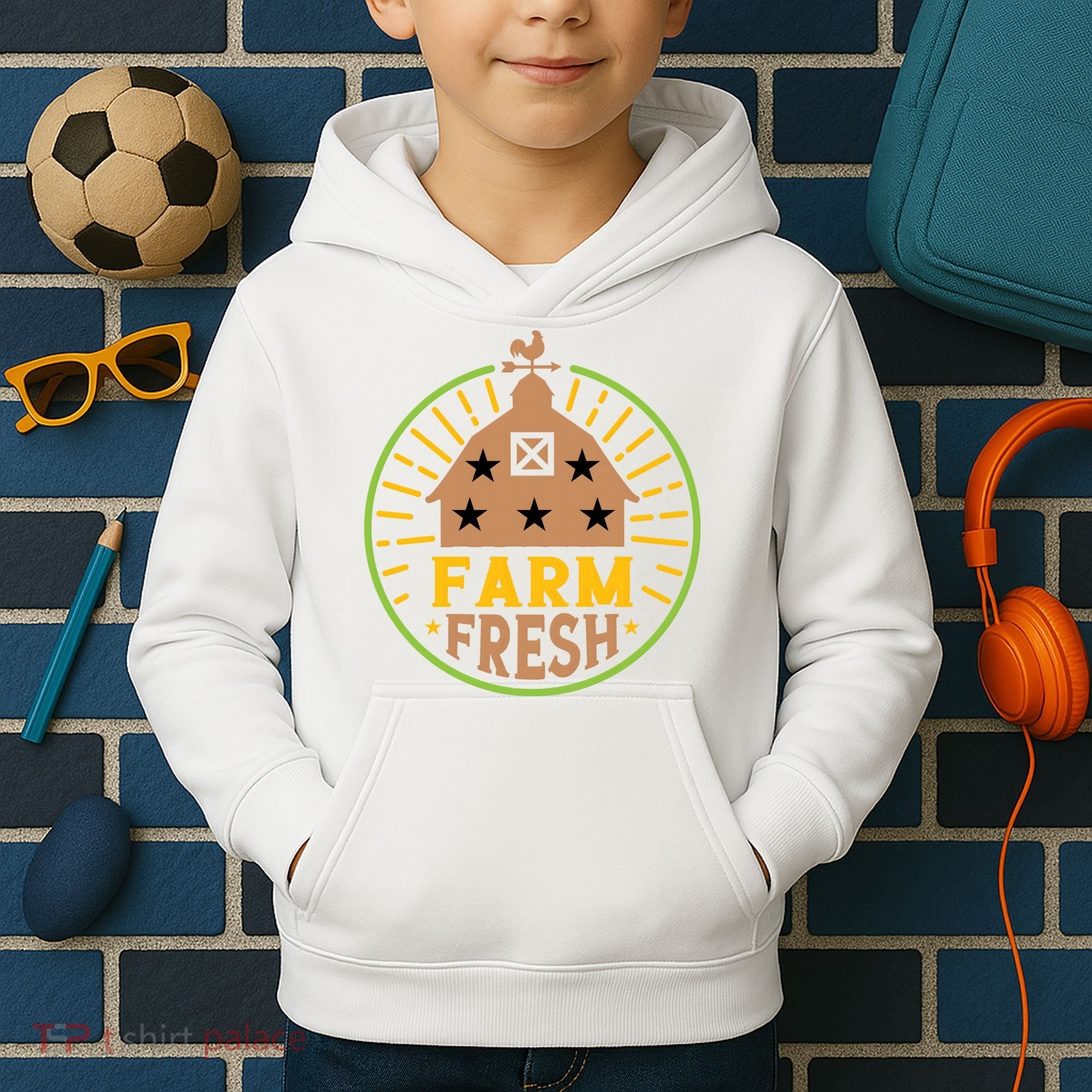 Farm Fresh Kids Hoodie
