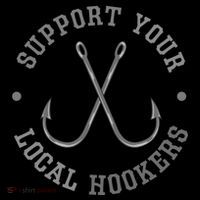 Funny Fishing Fisher Dad Gift Support Your Local Hookers Great Gift Coffee Mug thumb 5