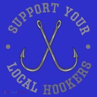 Funny Fishing Fisher Dad Gift Support Your Local Hookers Great Gift Women's Tank Top thumb 5