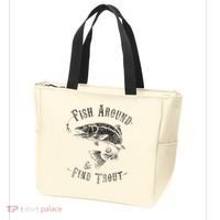 Funny Fishing Fish Around Find Trout Tote Bag thumb 3