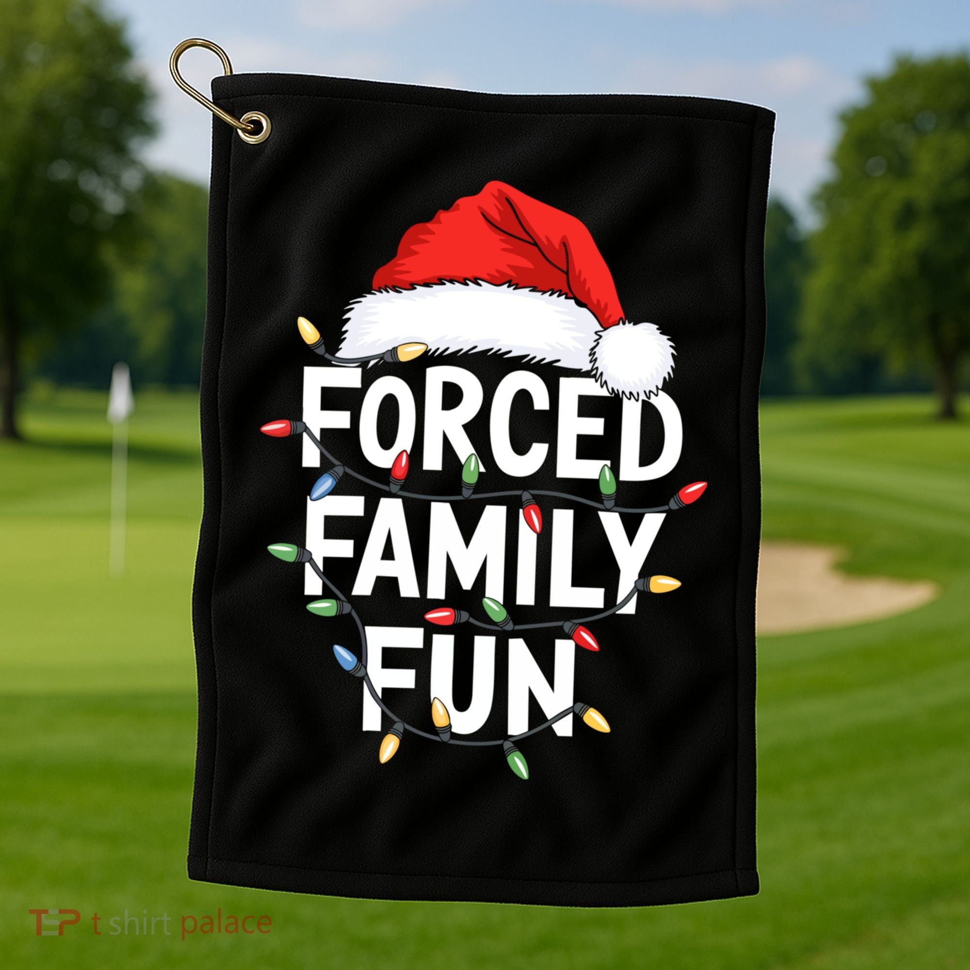 Forced Family Fun Golf Towel