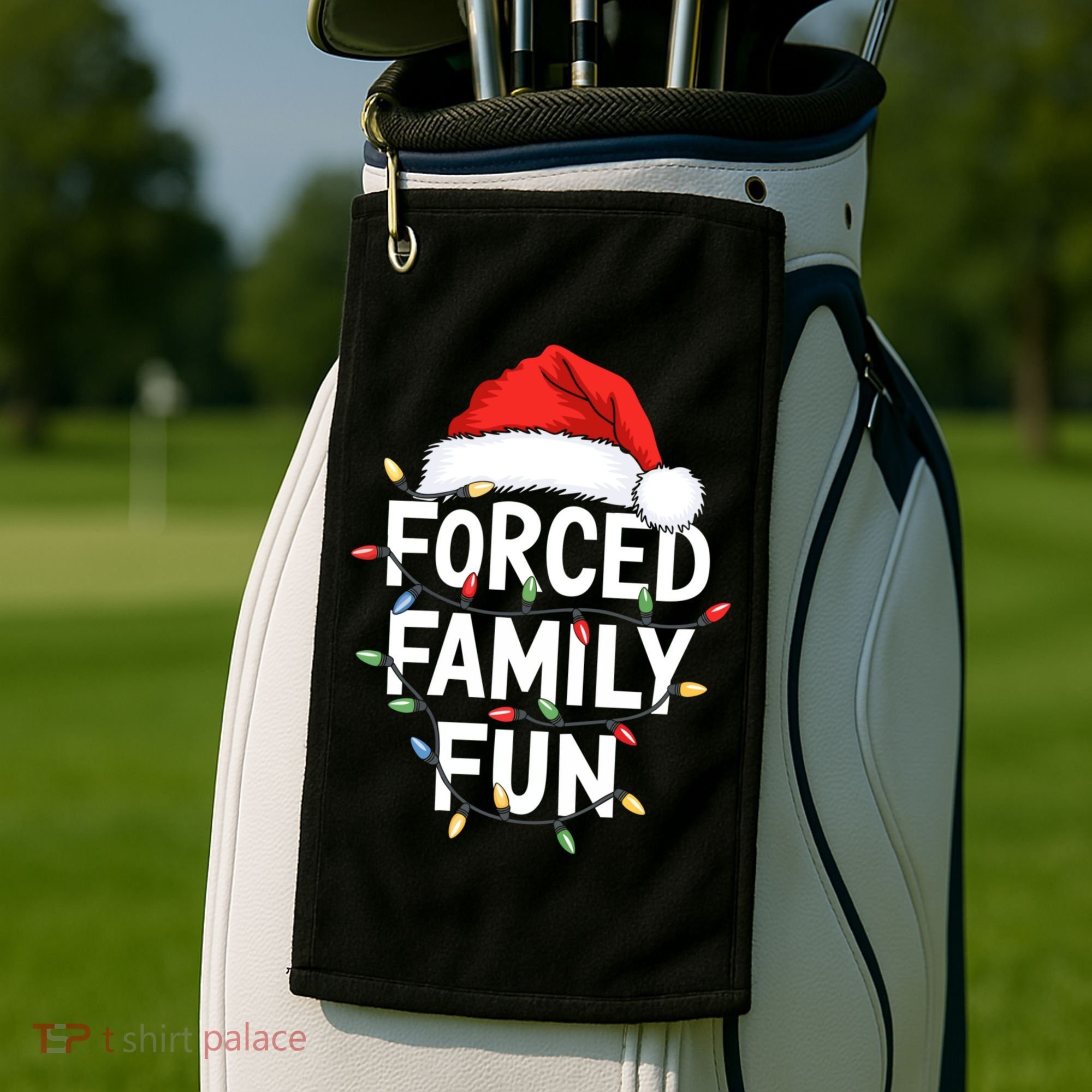 Forced Family Fun Golf Towel