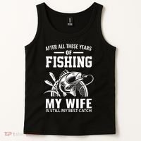 Funny Fishing Fisherman Fish Master Baiter Dad Tank Top thumb 2