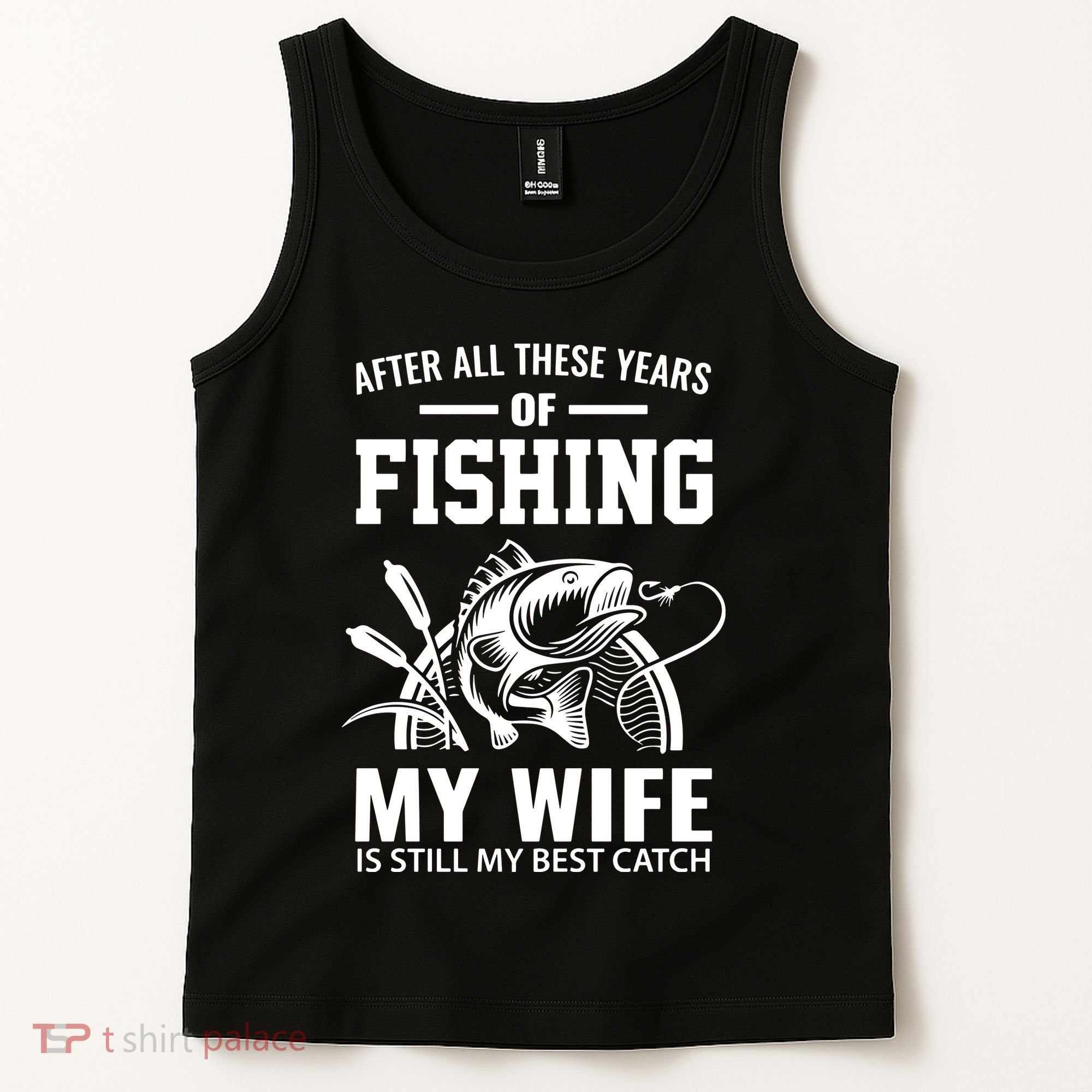 Funny Fishing Fisherman Fish Master Baiter Dad Tank Top