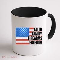 Faith Family Firearms Freedom Coffee Mug thumb 1