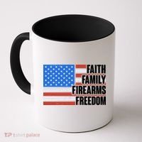 Faith Family Firearms Freedom Coffee Mug thumb 0