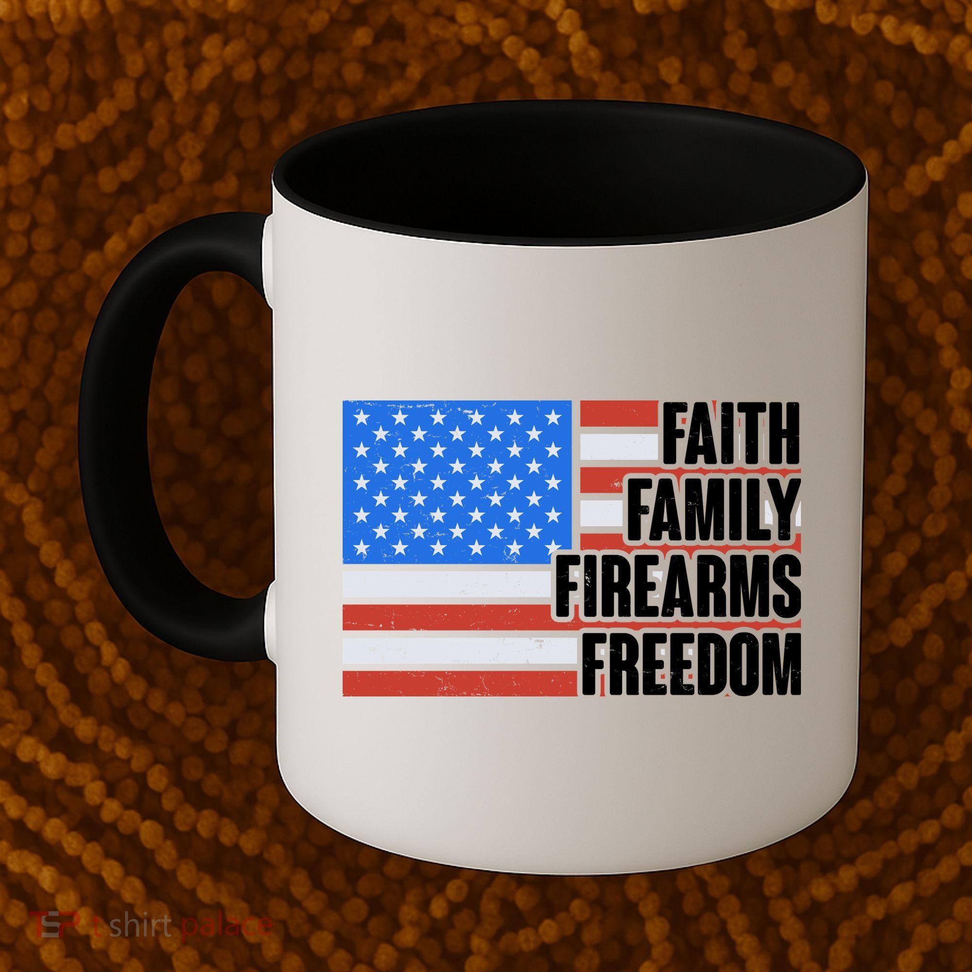 Faith Family Firearms Freedom Coffee Mug