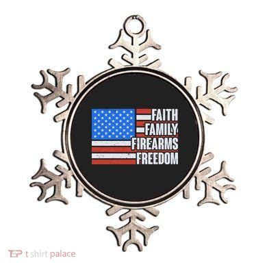 Faith Family Firearms Freedom Ornament