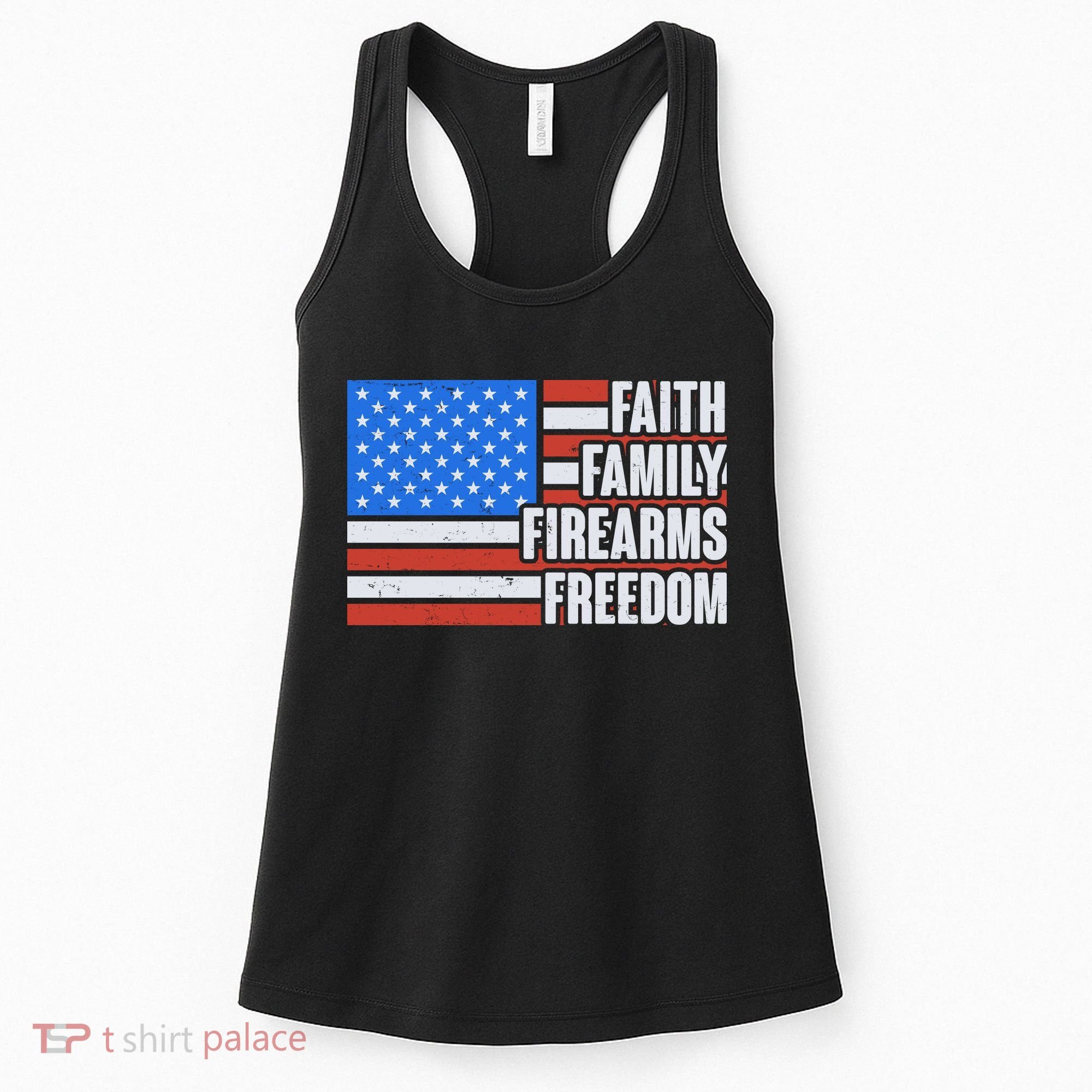 Faith Family Firearms Freedom Women's Tank Top