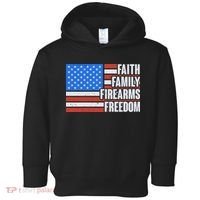 Faith Family Firearms Freedom Toddler Hoodie thumb 0