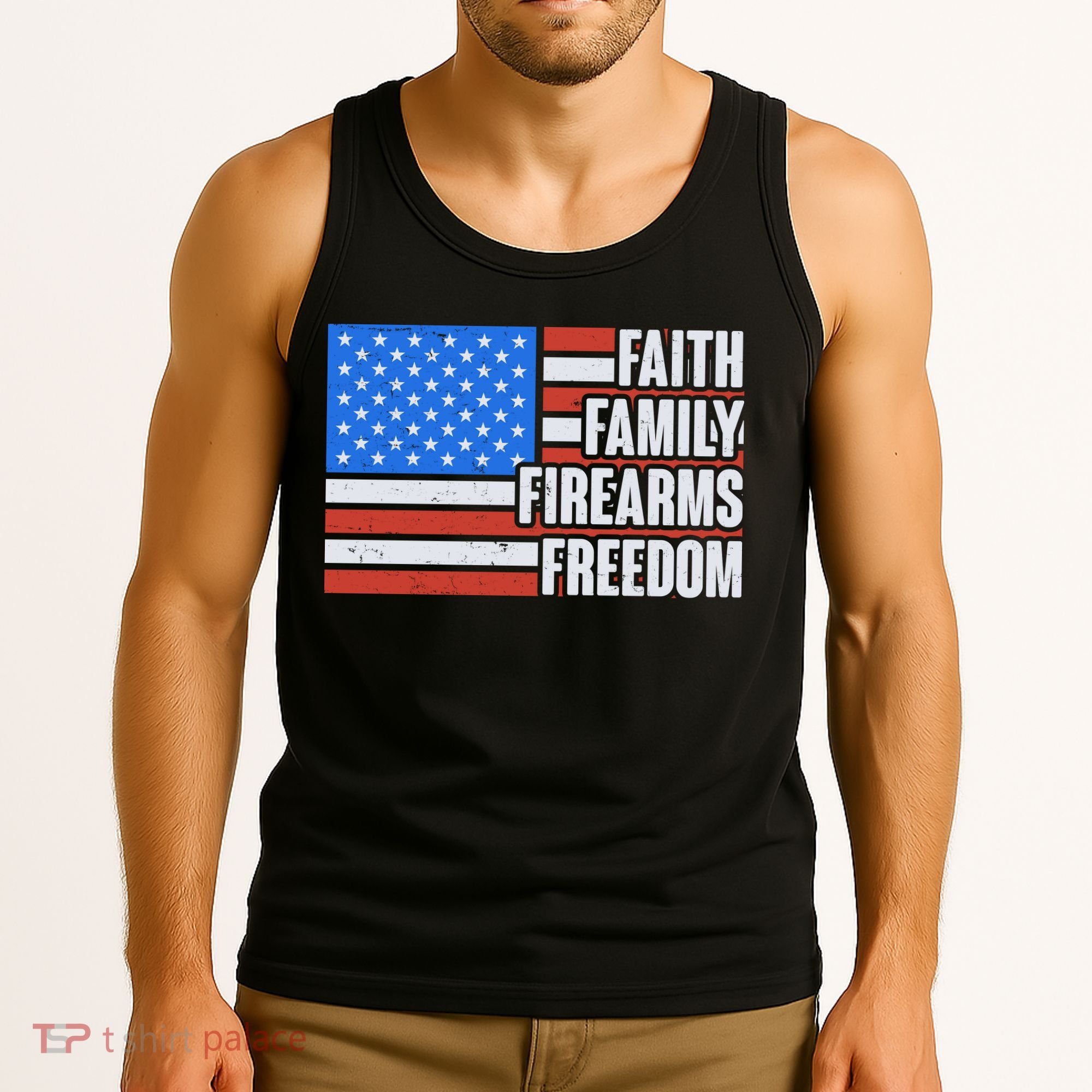 Faith Family Firearms Freedom Tank Top