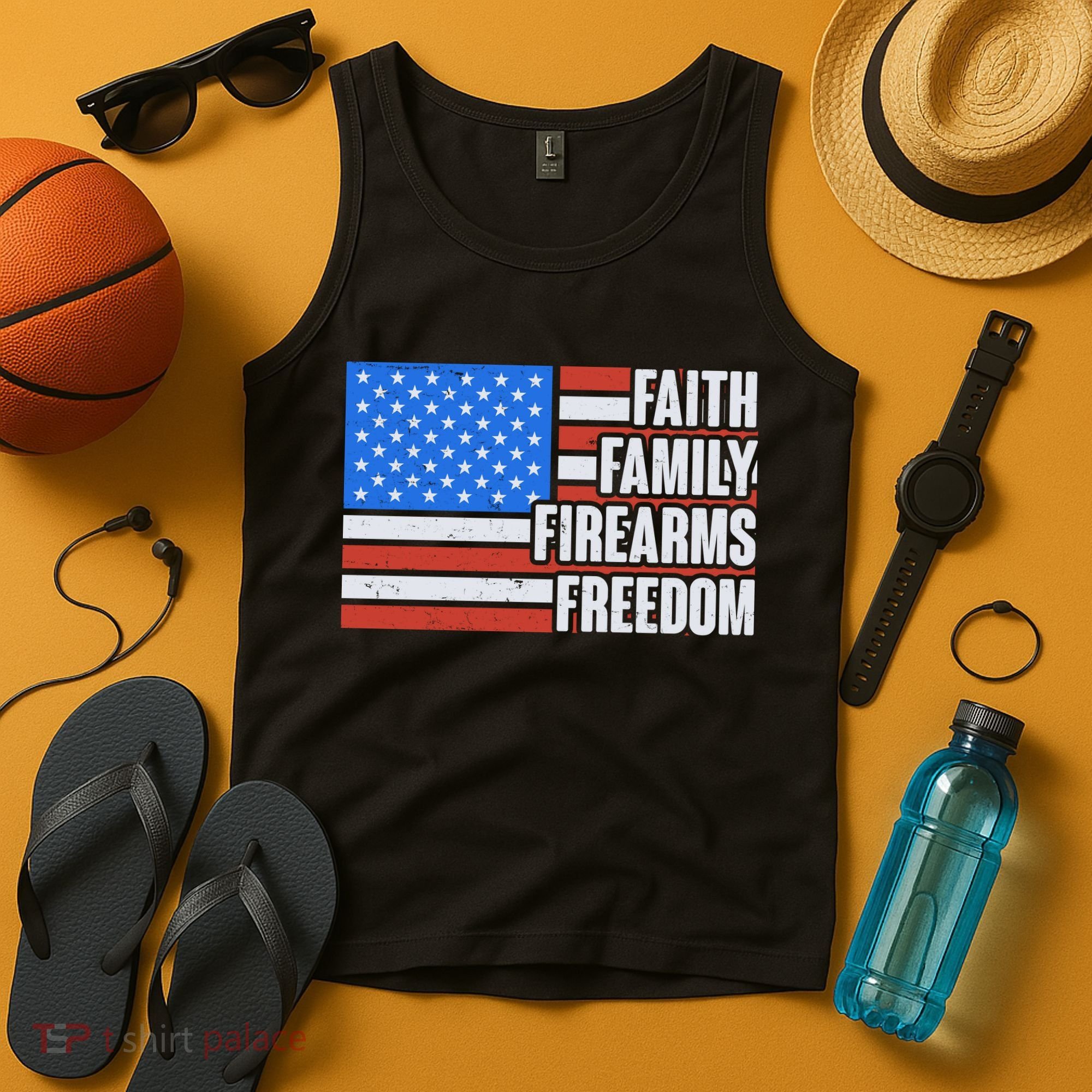 Faith Family Firearms Freedom Tank Top