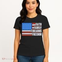 Faith Family Firearms Freedom Women's T-Shirt thumb 4