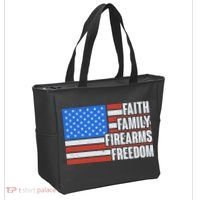 Faith Family Firearms Freedom Tote Bag thumb 2