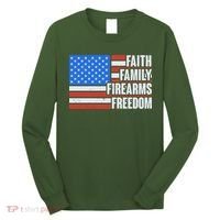 Faith Family Firearms Freedom Long Sleeve Shirt thumb 0