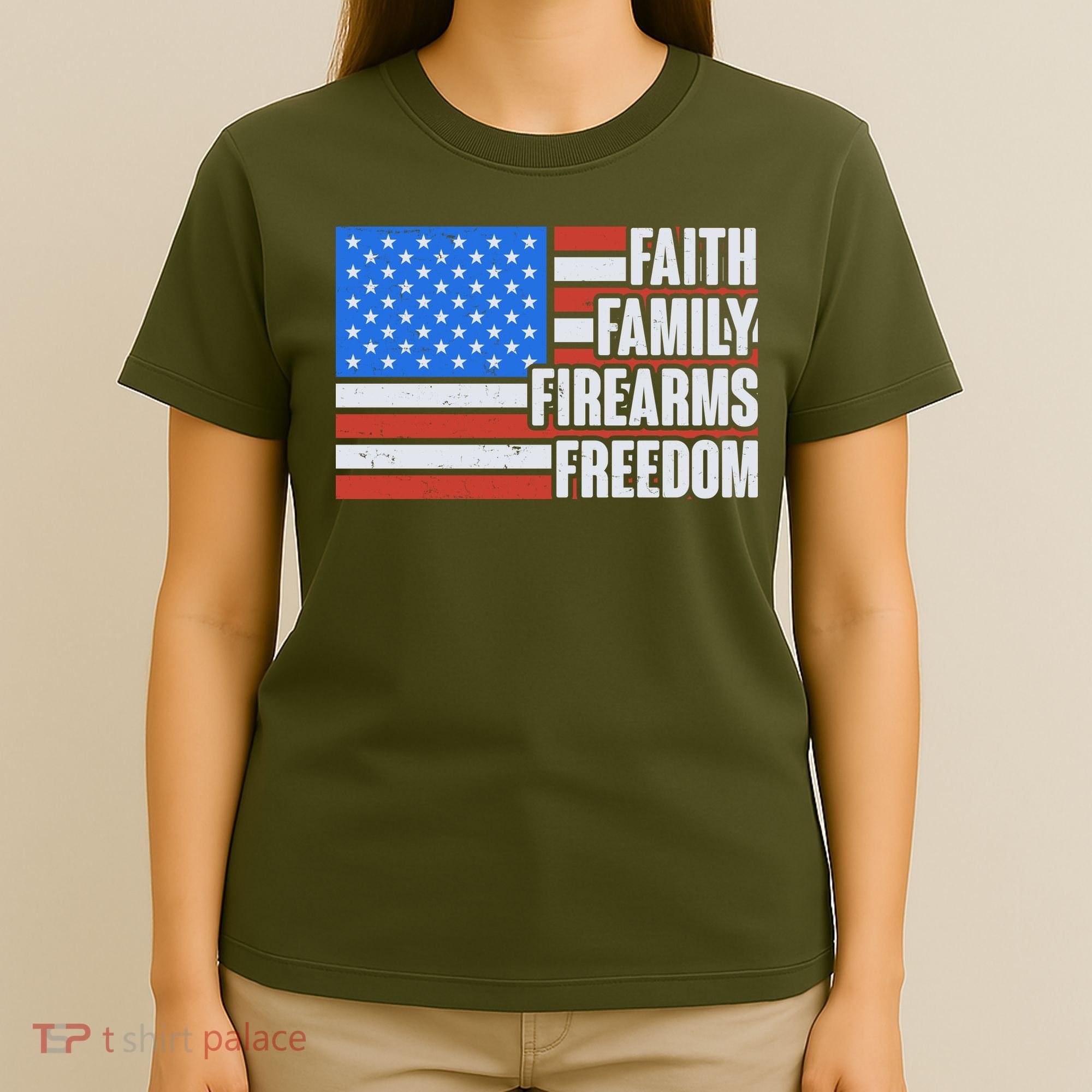 Faith Family Firearms Freedom T-Shirt