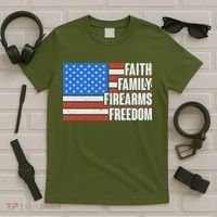 Faith Family Firearms Freedom T-Shirt thumb 5