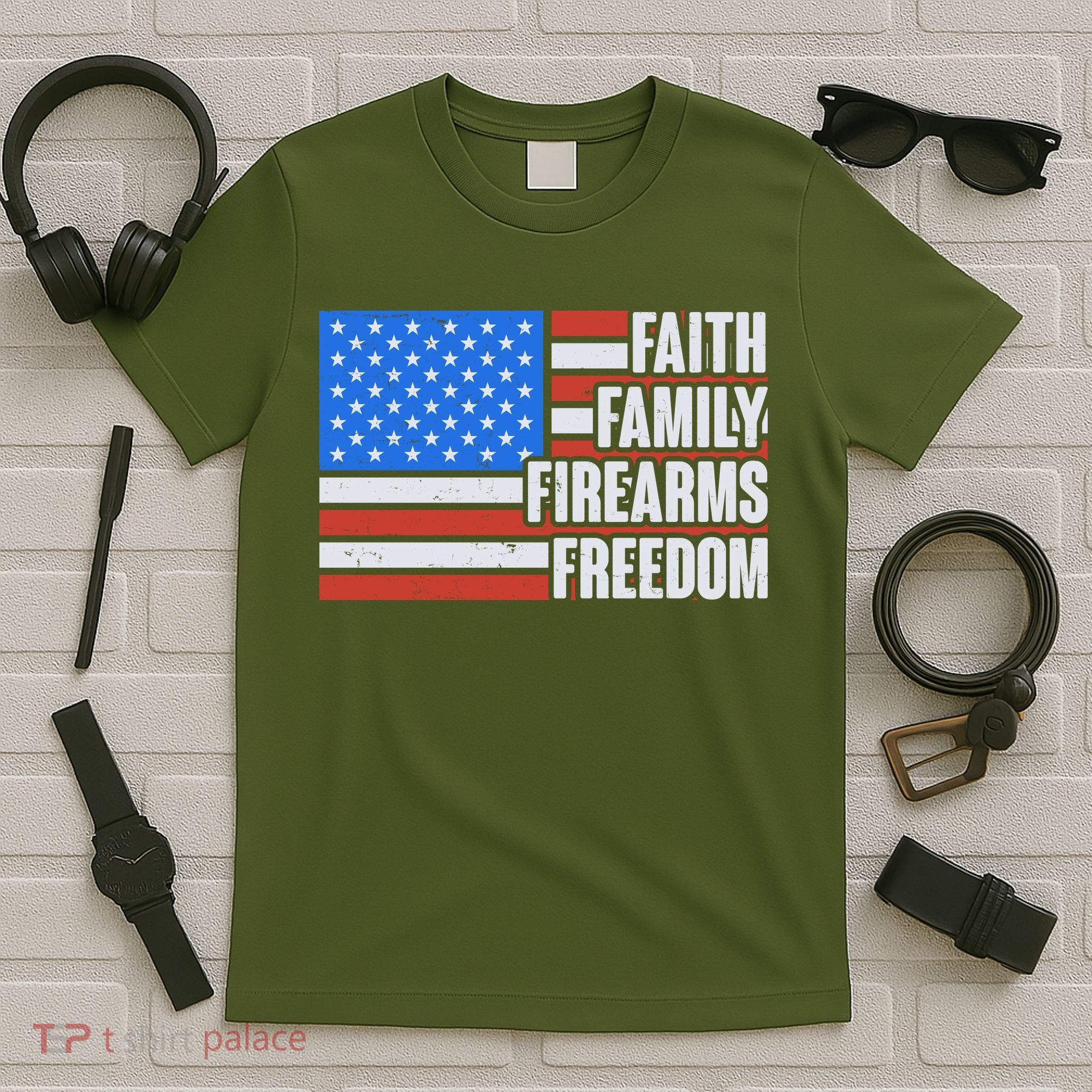 Faith Family Firearms Freedom T-Shirt