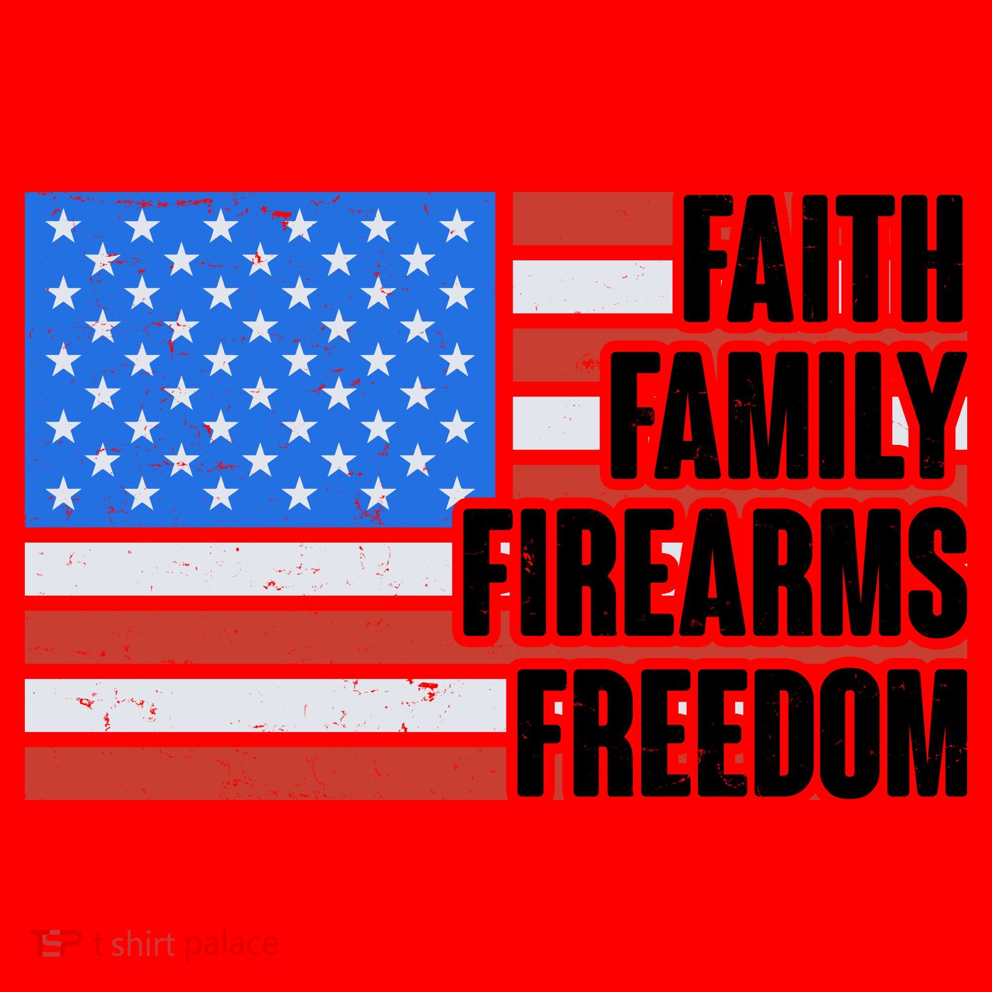 Faith Family Firearms Freedom Santa Hat