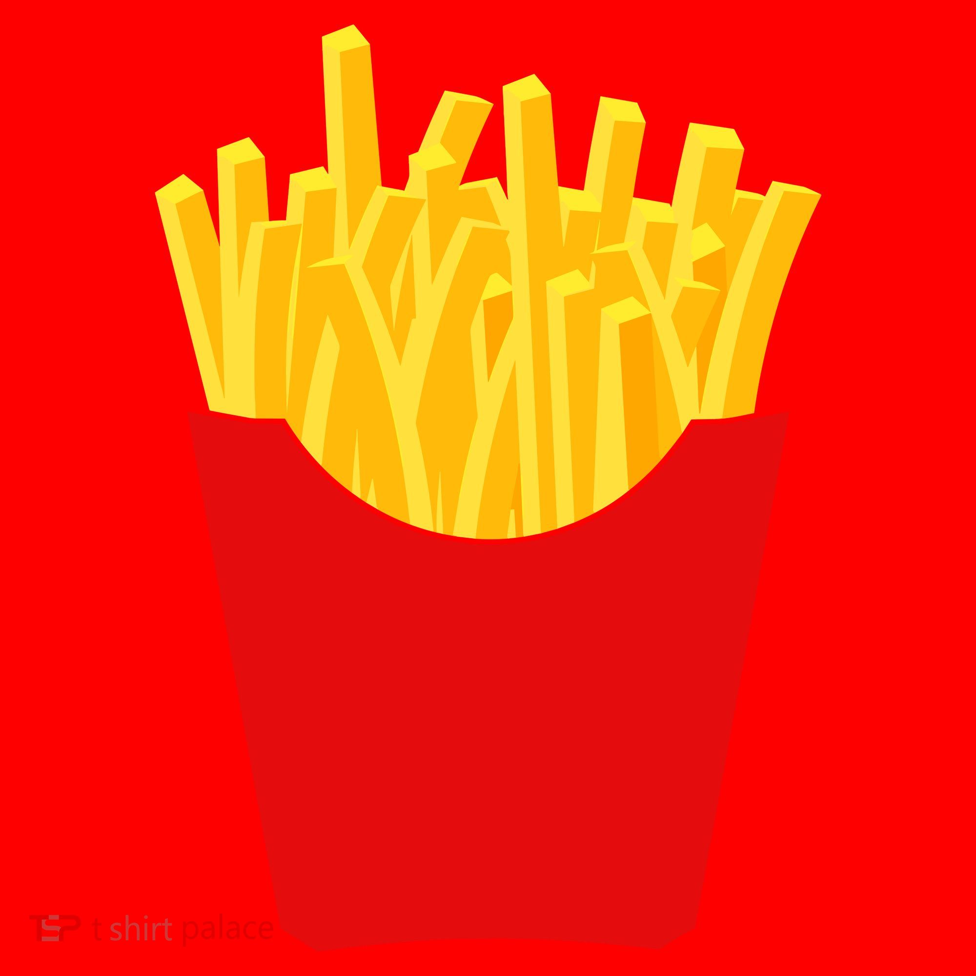 French Fries French Fry Costume Santa Hat