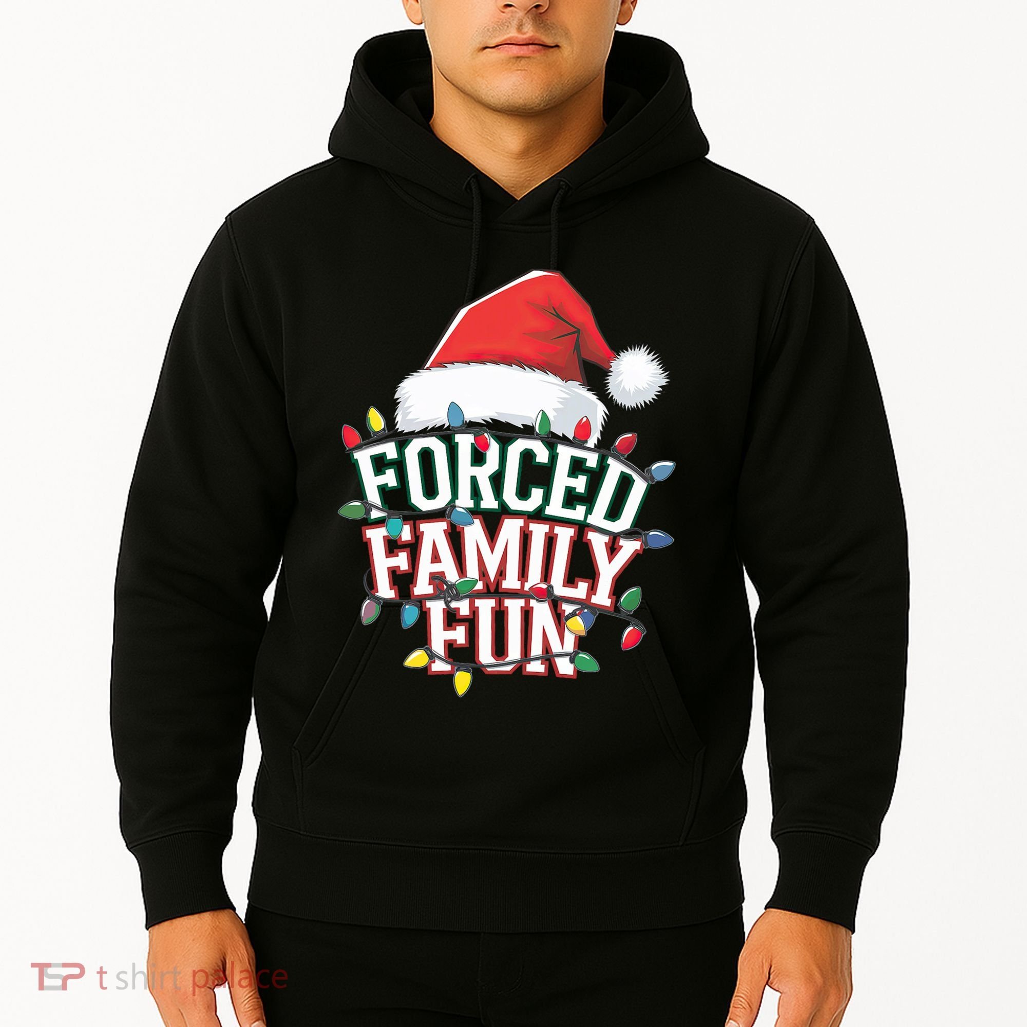 Forced Family Fun Christmas Hoodie