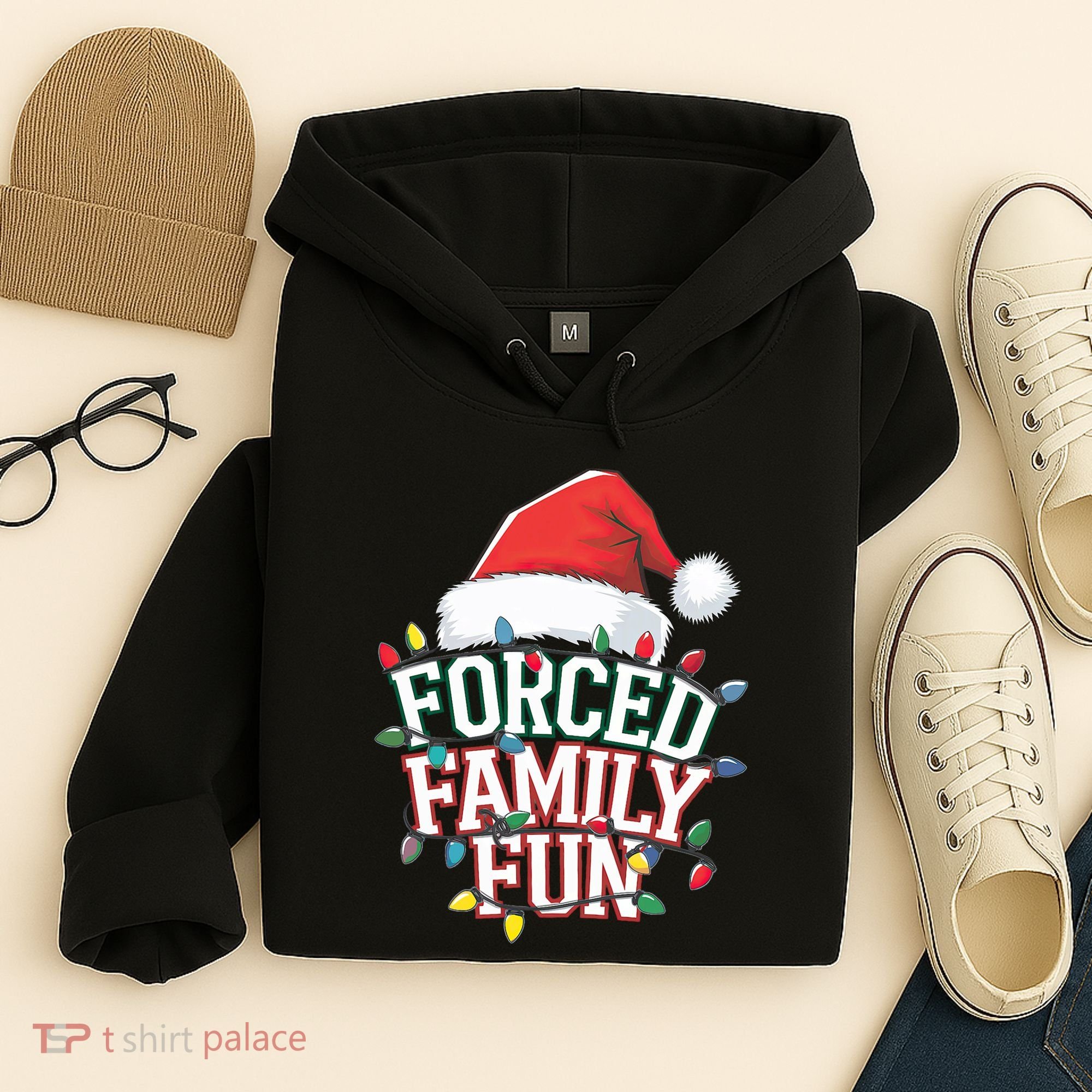 Forced Family Fun Christmas Hoodie