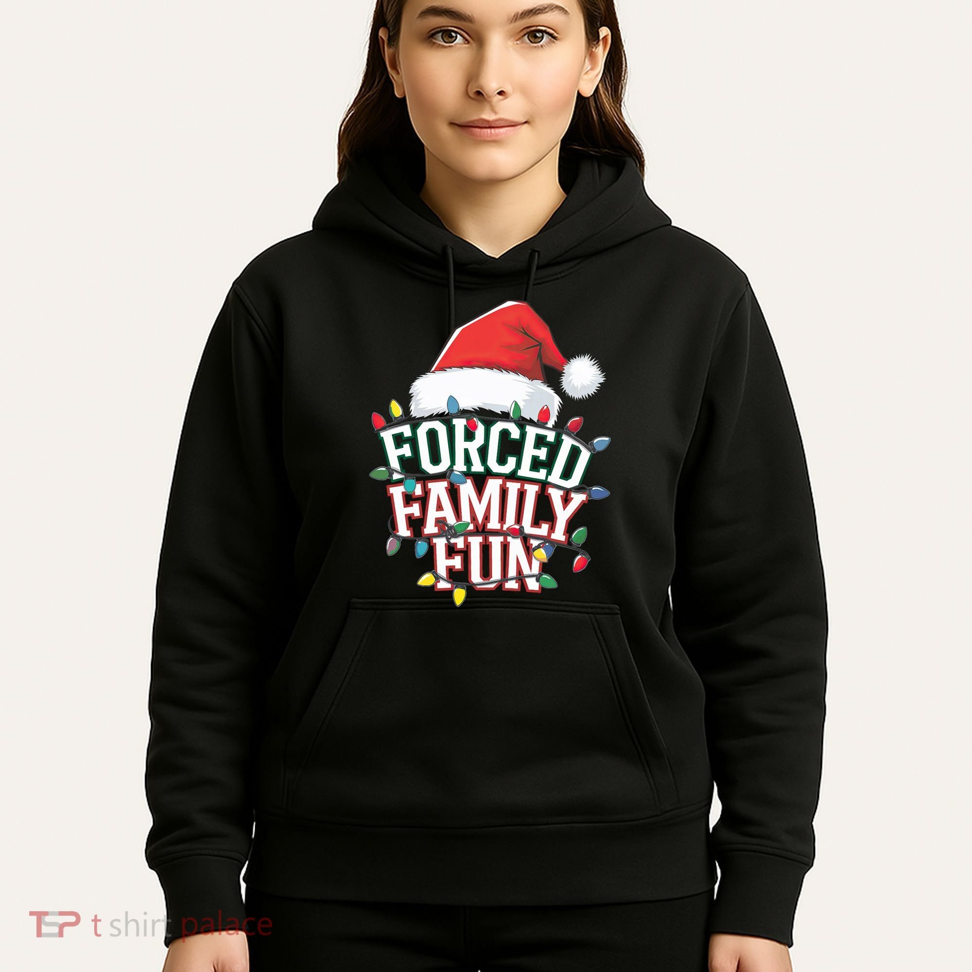 Forced Family Fun Christmas Hoodie