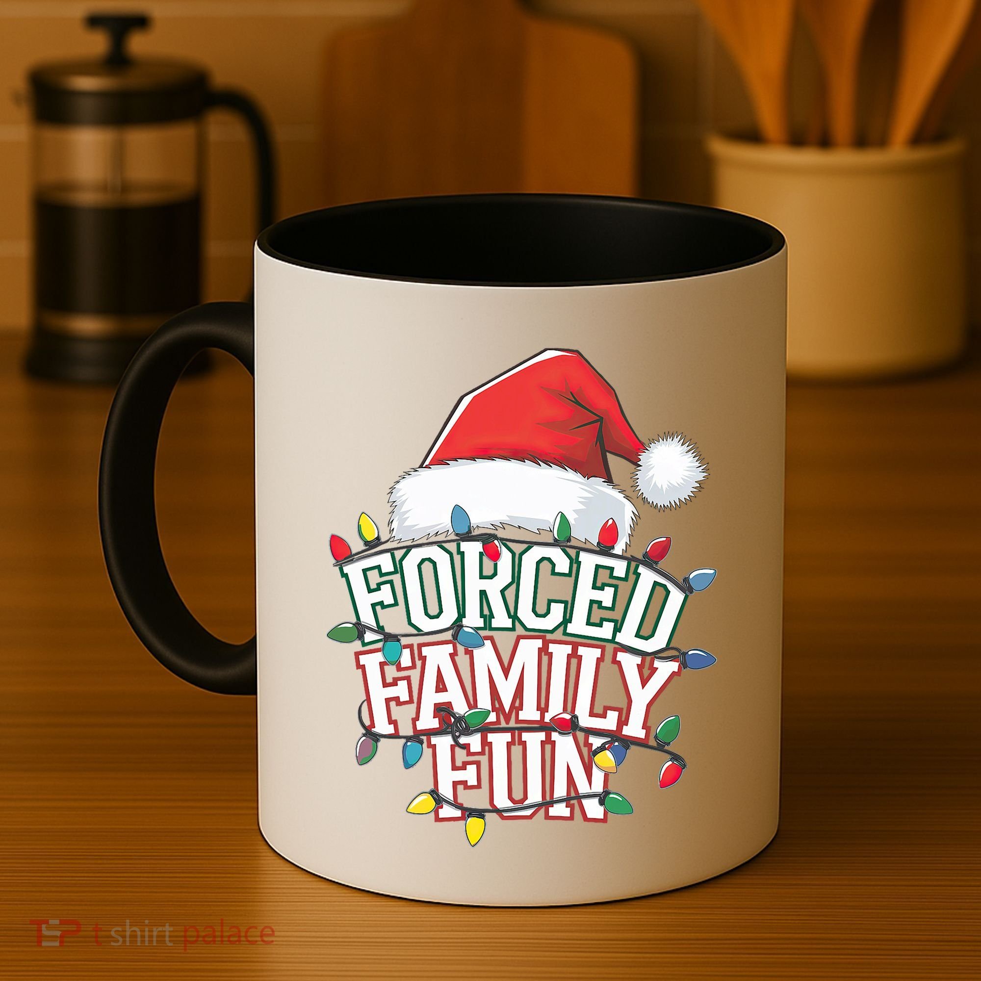 Forced Family Fun Christmas Coffee Mug