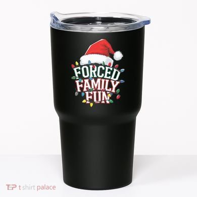 Forced Family Fun Christmas Tumbler