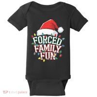 Forced Family Fun Christmas Baby Bodysuit thumb 0