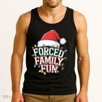 Forced Family Fun Christmas Tank Top thumb 3