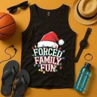 Forced Family Fun Christmas Tank Top thumb 4