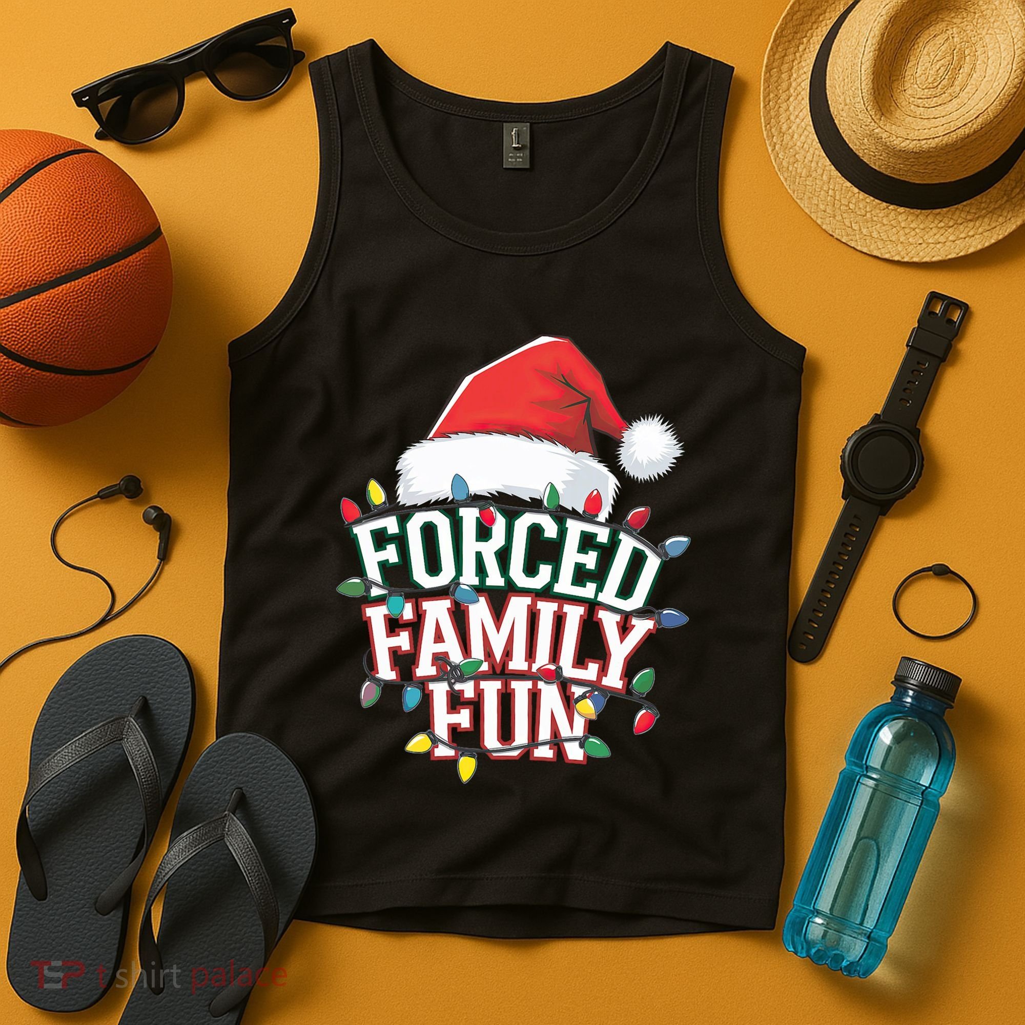 Forced Family Fun Christmas Tank Top