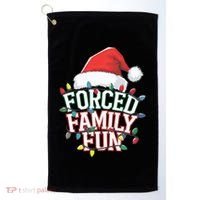 Forced Family Fun Christmas Golf Towel thumb 0