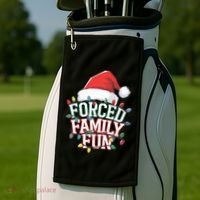 Forced Family Fun Christmas Golf Towel thumb 2