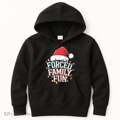 Forced Family Fun Christmas Kids Hoodie