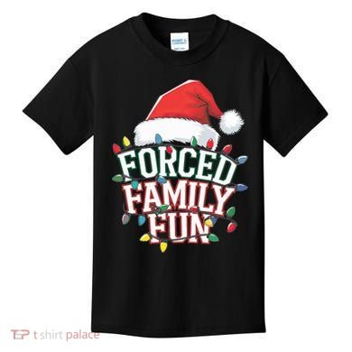 Forced Family Fun Christmas Kids T-Shirt