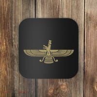 Farvahar Faravahar Farohar Iranian Persian Zoroastrianism Coaster thumb 0