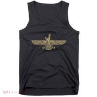 Farvahar Faravahar Farohar Iranian Persian Zoroastrianism Tank Top thumb 0
