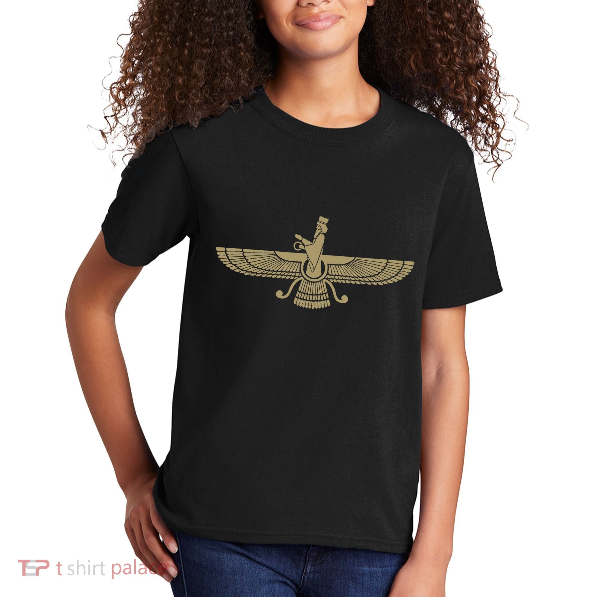 Farvahar Faravahar Farohar Iranian Persian Zoroastrianism Kids T-Shirt