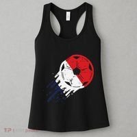France Flag French Soccer Ball Football Fan    Women's Tank Top thumb 3