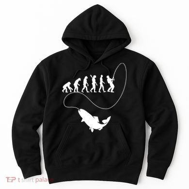 Funny Fisherman Fishing Evolution Hoodie