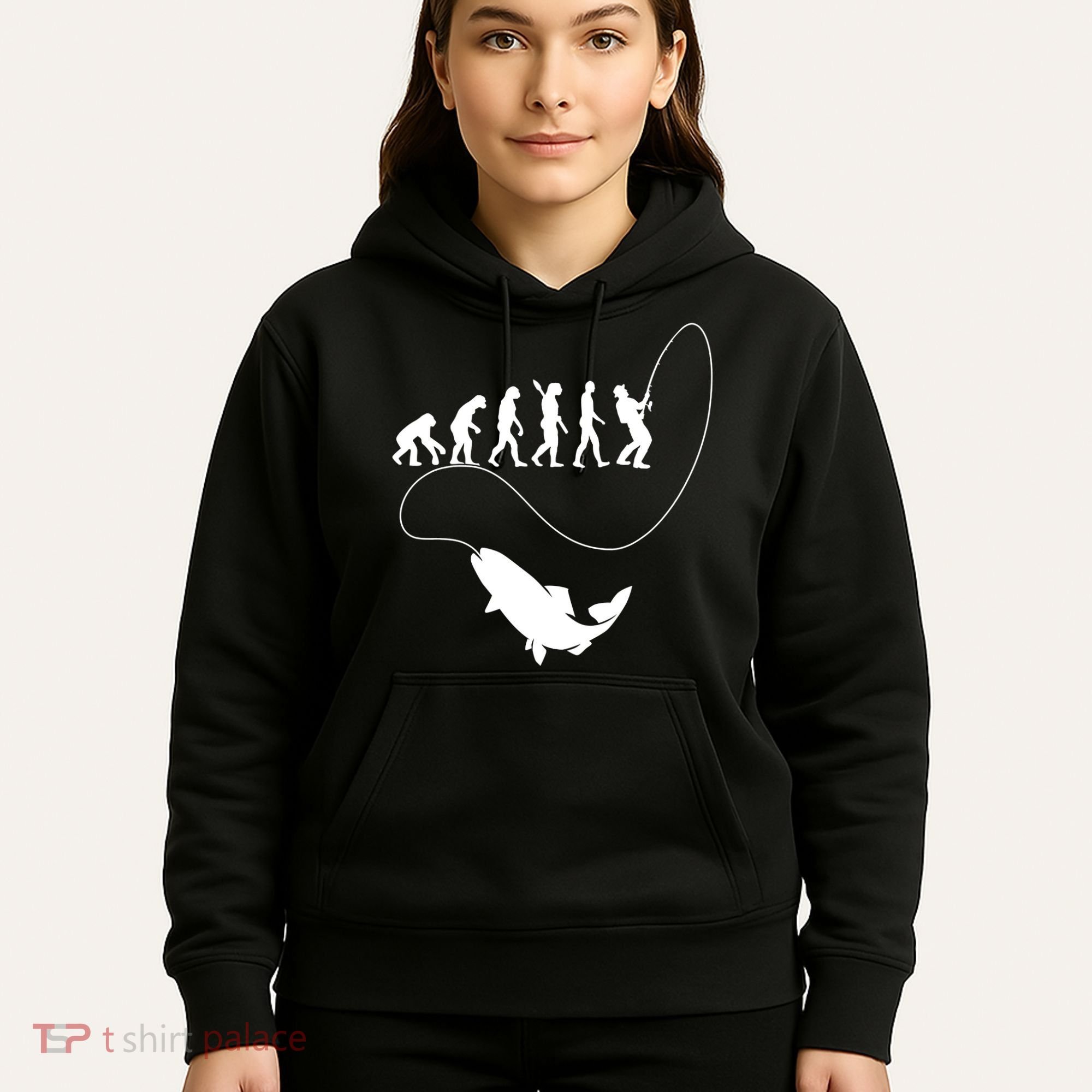 Funny Fisherman Fishing Evolution Hoodie