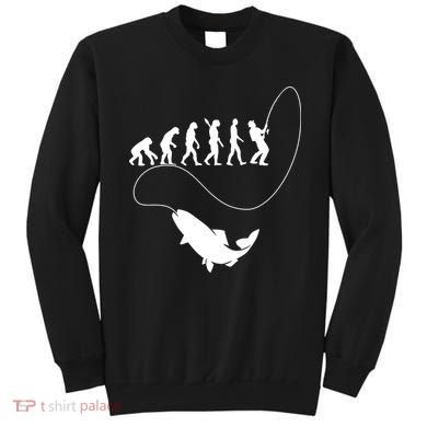 Funny Fisherman Fishing Evolution Sweatshirt