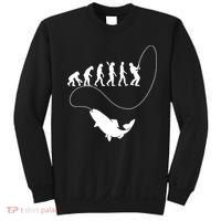 Funny Fisherman Fishing Evolution Sweatshirt thumb 0