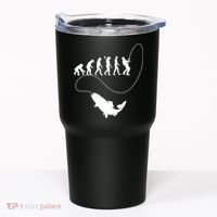Funny Fisherman Fishing Evolution Tumbler thumb 0