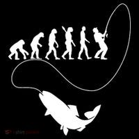 Funny Fisherman Fishing Evolution Mousepad thumb 1